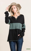 Load image into Gallery viewer, Cotton Bleu-Women’s Top #62472- Now $39.99, Was $59.00-in Green Black Colorations