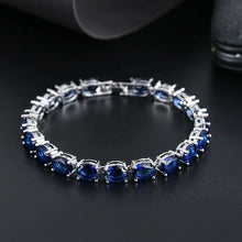 Load image into Gallery viewer, Luxurious Tennis Bracelets in Stainless Steel and CZ Crystal Inlay