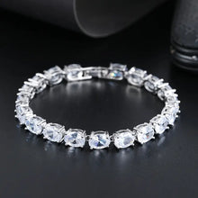 Load image into Gallery viewer, Luxurious Tennis Bracelets in Stainless Steel and CZ Crystal Inlay