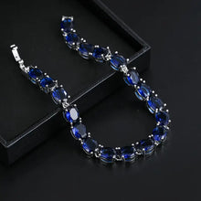 Load image into Gallery viewer, Luxurious Tennis Bracelets in Stainless Steel and CZ Crystal Inlay