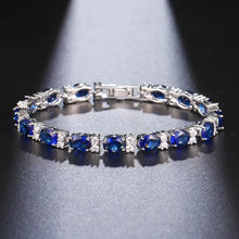 Load image into Gallery viewer, Luxurious Women’s Tennis Bracelets with Stainless Steel Frame And CZ Diamond Accent