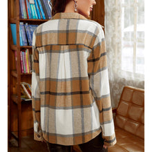 Load image into Gallery viewer, ON SALE! Plaid 2 Pocket Shirt/Shacket in a variety of Color Combinations-WAS $99.00, NOW $39.99