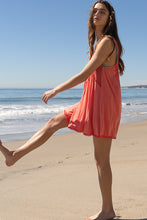 Load image into Gallery viewer, POL-# 504 Women’s Short Dress in Deep Peach Colorations Was $59.00, Now $39.99