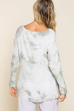 Load image into Gallery viewer, POL CLOTHING-WAS. $49.00, NOW $23.99-(Free Shipping) Casual Women’s V Neck Top (#961A) in Dark Foggy and Forest Foggy Colorations-POL Top-SALE- WAS $49.00, N0W $23.99