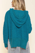 Load image into Gallery viewer, POL CLOTHING-NOW $39.99, Hooded Sweater-Popcorn fabric, hooded pullover Sweater (#15) with drawstrings-POL Sweater-SALE-Was $49.00, Now-$39.99