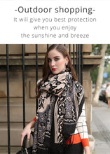 Load image into Gallery viewer, SALE-Luxurious Shawl, Pashmina or Scarf In Peach, Black and Gray Colorations.
