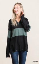 Load image into Gallery viewer, Cotton Bleu-Women’s Top #62472- Now $39.99, Was $59.00-in Green Black Colorations
