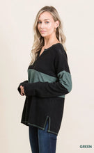 Load image into Gallery viewer, Cotton Bleu-Women’s Top #62472- Now $39.99, Was $59.00-in Green Black Colorations
