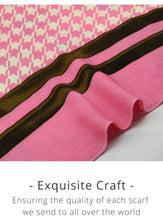 Load image into Gallery viewer, SALE-Luxurious Shawl, # 6 Pashmina or Scarf in Pink, Black and Cream Colorations
