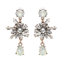 Load image into Gallery viewer, Lovely Crystal Earrings for the Bride or Formal, Evening Wear
