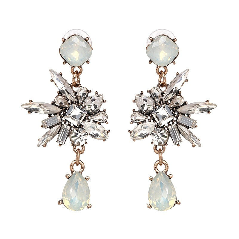 Lovely Crystal Earrings for the Bride or Formal, Evening Wear