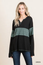 Load image into Gallery viewer, Cotton Bleu-Women’s Top #62472- Now $39.99, Was $59.00-in Green Mocha Colorations
