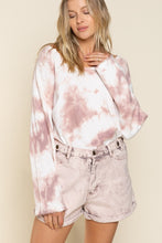 Load image into Gallery viewer, POL CLOTHING-Woman’s Oversized Top in Wild Berry Splash (#824) POL TOP-SALE- WAS $49.00, N0W $39.99
