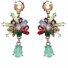 Load image into Gallery viewer, Lovely Crystal Earrings for the Bride or Formal, Evening Wear
