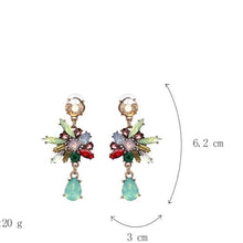 Load image into Gallery viewer, Lovely Crystal Earrings for the Bride or Formal, Evening Wear
