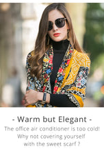 Load image into Gallery viewer, SALE-Luxurious Shawl, Pashmina or Scarf in Yellow, Black and Red Colorations
