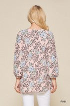 Load image into Gallery viewer, Cotton Bleu-Women’s Top #11708, WAS $59.00, Now $39.99- In Pink Print
